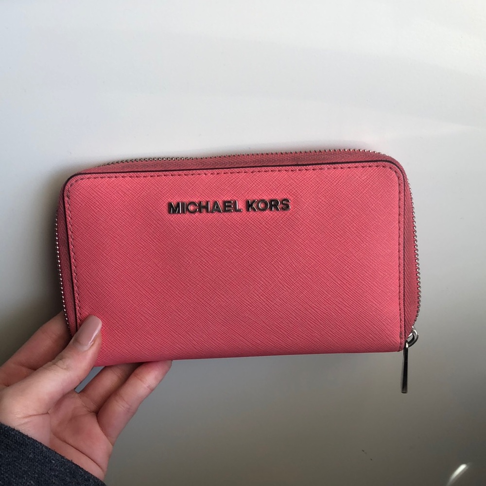 Pink Michael Kors wallet